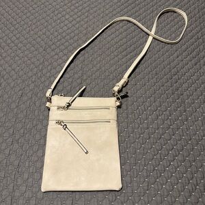 Elegant Cream Crossbody Bag